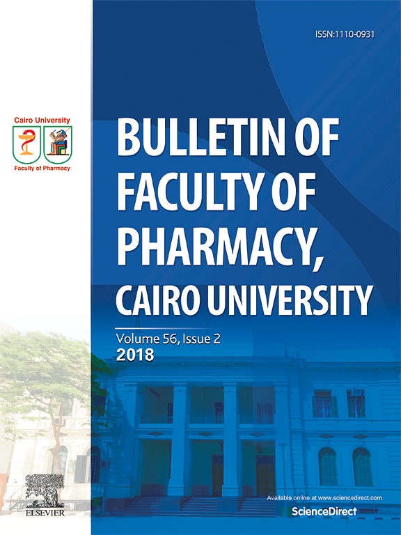 Go to journal home page - Bulletin of Faculty of Pharmacy, Cairo University